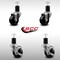 Service Caster 3'' SS Phenolic Wheel Swivel 1-3/4'' Expand Stem Caster Set 2 Brakes, 4PK SCC-SSEX20S314-PHS-2-TLB-2-134 - alternate 2